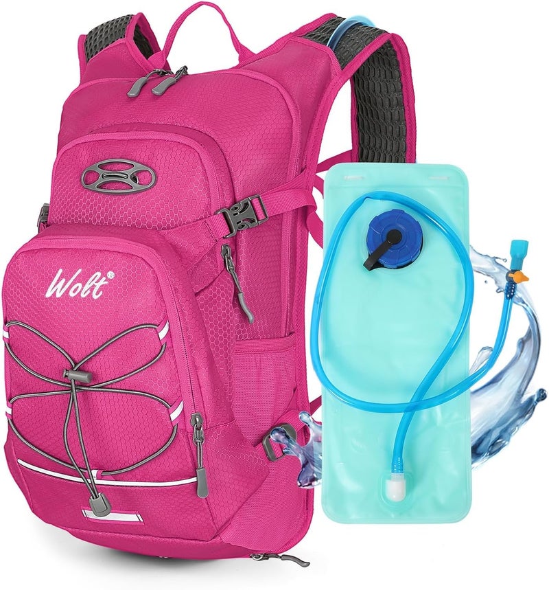 WOLT Hydration Backpack 18L Hiking Water Backpack with 2L Water Bladder for Men Women, Hydration Pack for Running Cycling Biking and Climbing - Image 1